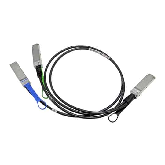 (image for) NVIDIA 2m QSFP Passive Copper Splittter Cable